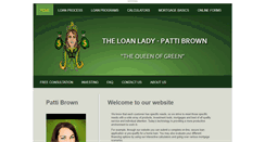 Desktop Screenshot of loanladyyv.com