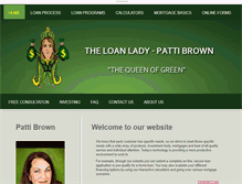 Tablet Screenshot of loanladyyv.com